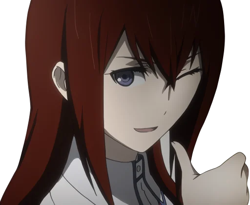 Sticker from the "Steins;Gate" sticker pack