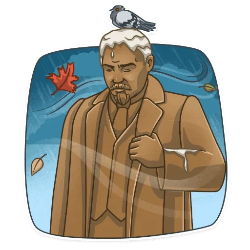 Sticker from the "Ленин" sticker pack