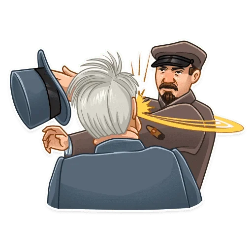 Sticker from the "Ленин" sticker pack