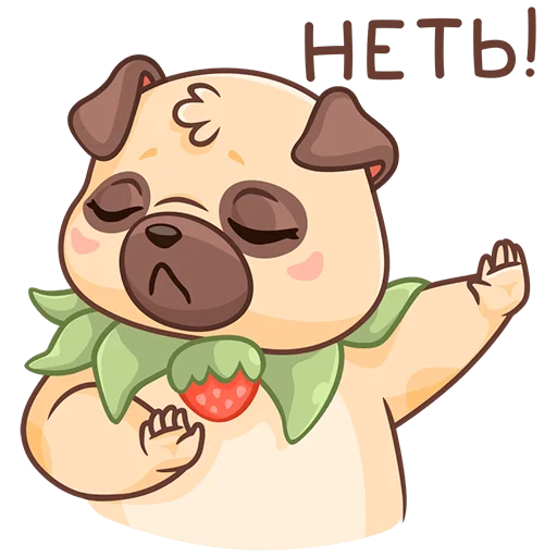 Sticker from the "Падди" sticker pack