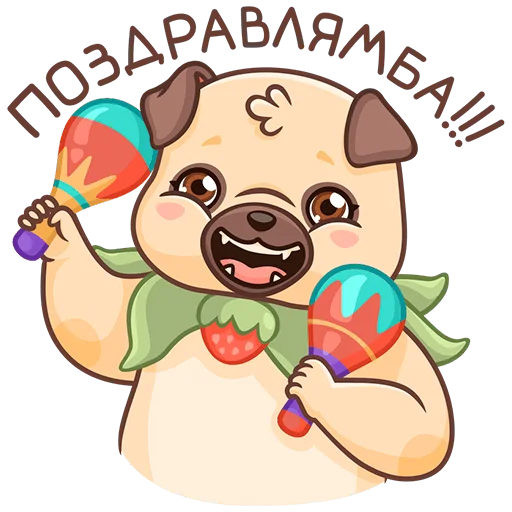 Sticker from the "Падди" sticker pack