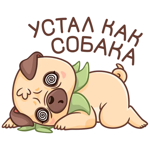 Sticker from the "Падди" sticker pack