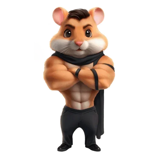 Sticker from the "Hamster Kombat" sticker pack