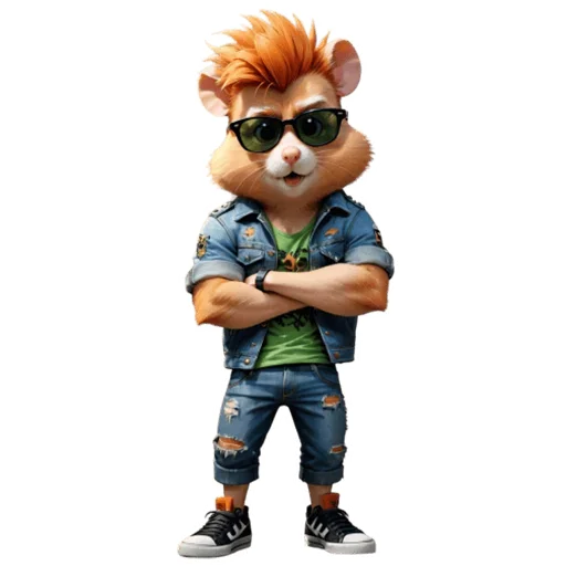 Sticker from the "Hamster Kombat" sticker pack