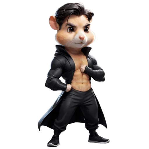 Sticker from the "Hamster Kombat" sticker pack