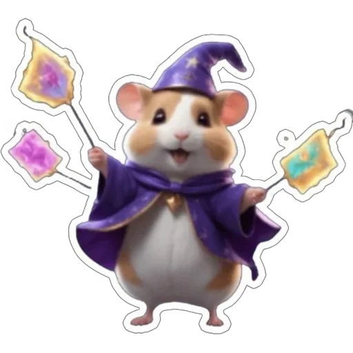 Sticker from the "Hamster Kombat" sticker pack