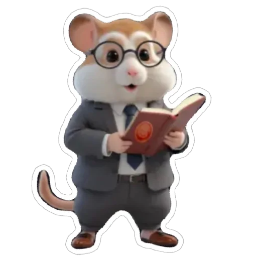 Sticker from the "Hamster Kombat" sticker pack