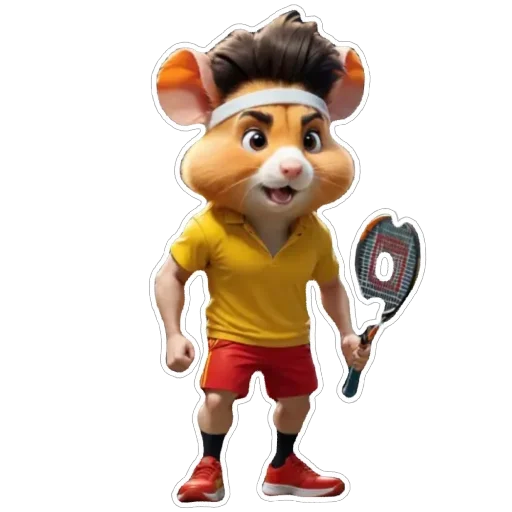 Sticker from the "Hamster Kombat" sticker pack