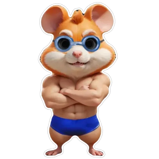 Sticker from the "Hamster Kombat" sticker pack