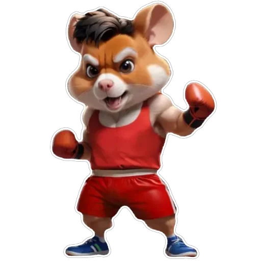 Sticker from the "Hamster Kombat" sticker pack