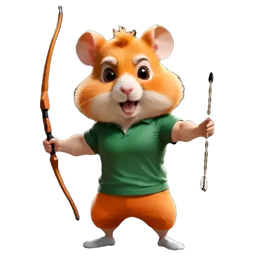 Sticker from the "Hamster Kombat" sticker pack