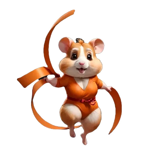 Sticker from the "Hamster Kombat" sticker pack