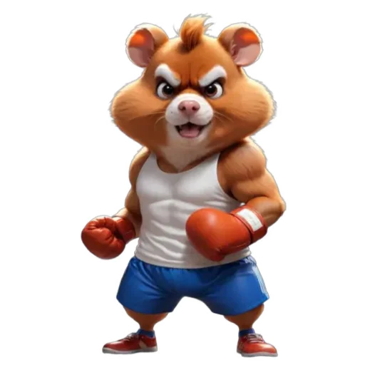 Sticker from the "Hamster Kombat" sticker pack