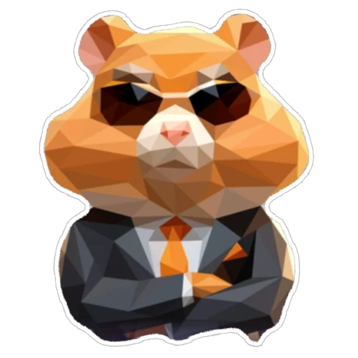 Sticker from the "Hamster Kombat" sticker pack