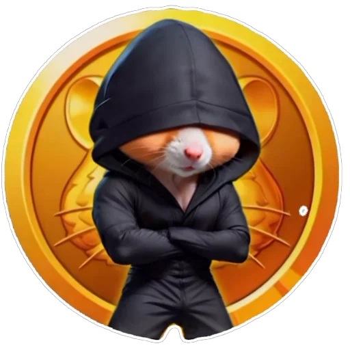 Sticker from the "Hamster Kombat" sticker pack