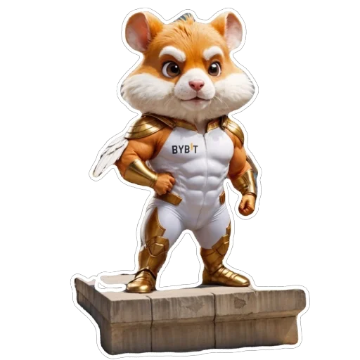 Sticker from the "Hamster Kombat" sticker pack