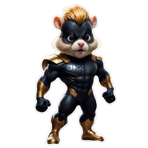 Sticker from the "Hamster Kombat" sticker pack