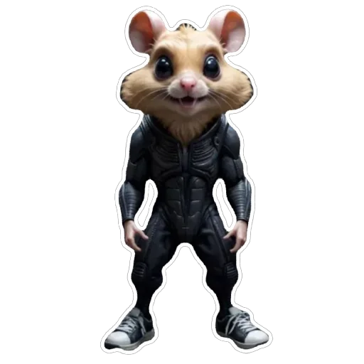 Sticker from the "Hamster Kombat" sticker pack