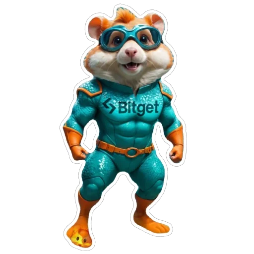 Sticker from the "Hamster Kombat" sticker pack