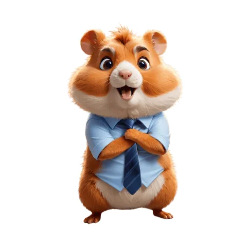 Sticker from the "Hamster Kombat" sticker pack