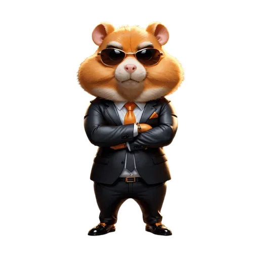 Sticker from the "Hamster Kombat" sticker pack