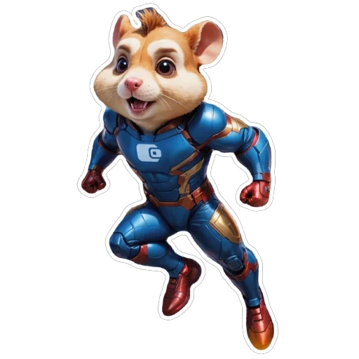 Sticker from the "Hamster Kombat" sticker pack