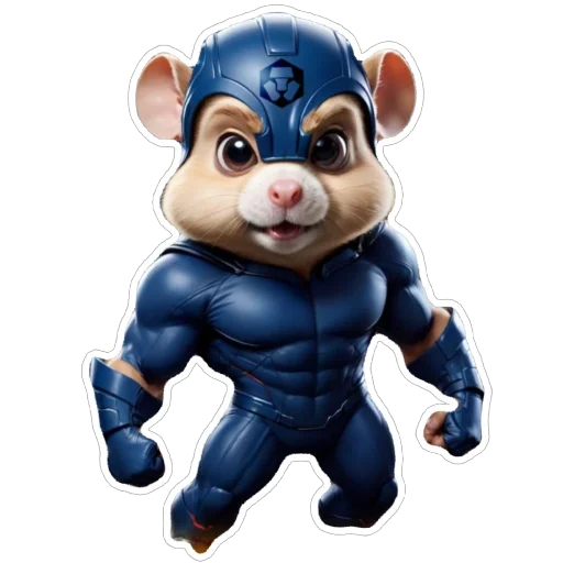 Sticker from the "Hamster Kombat" sticker pack