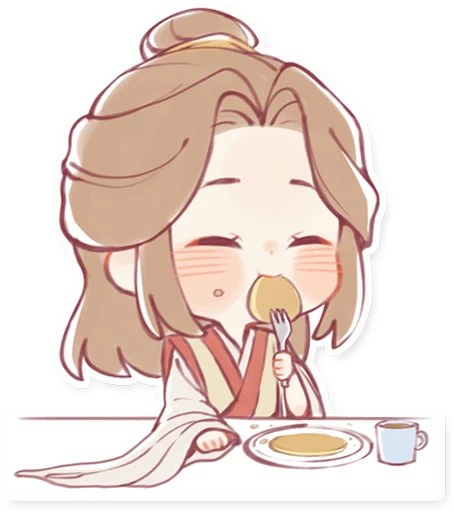 Sticker from the "Xie Lian" sticker pack