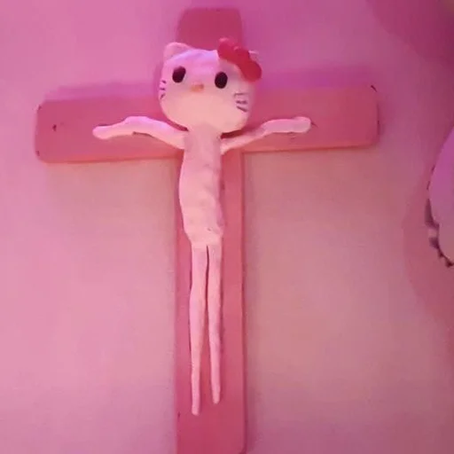 Стикер из набора "Hello kitty pank"