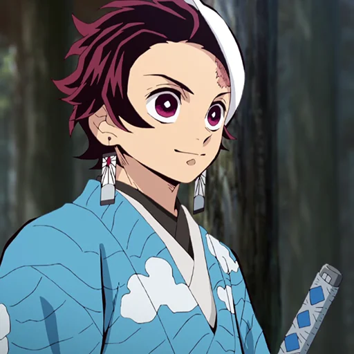 Sticker from the "Kimetsu No Yaiba" sticker pack