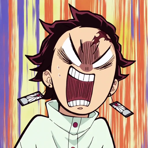 Sticker from the "Kimetsu No Yaiba" sticker pack