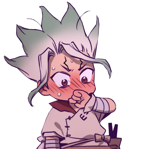 Sticker from the "Dr. Stone" sticker pack