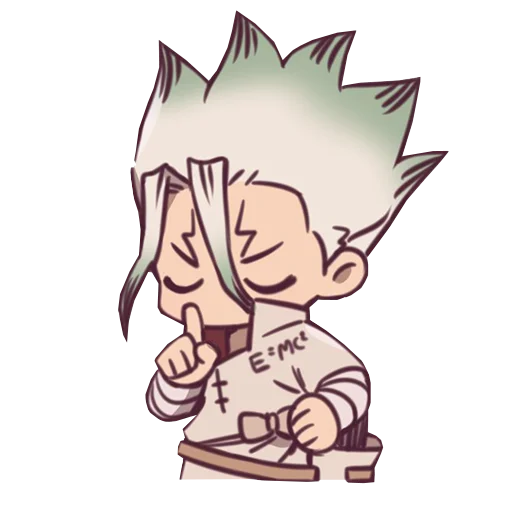 Sticker from the "Dr. Stone" sticker pack