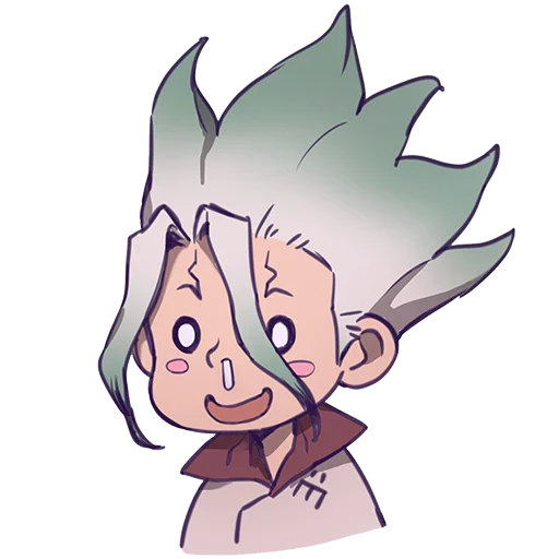 Sticker from the "Dr. Stone" sticker pack