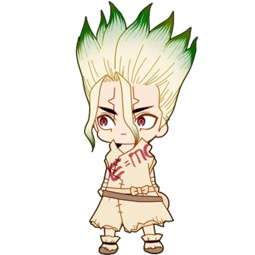 Sticker from the "Dr. Stone" sticker pack