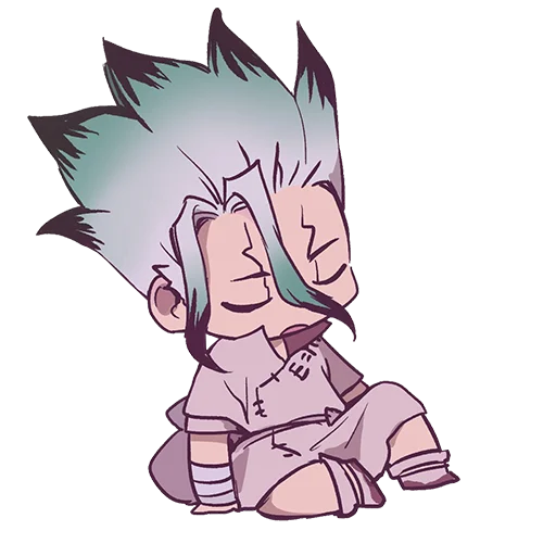 Sticker from the "Dr. Stone" sticker pack