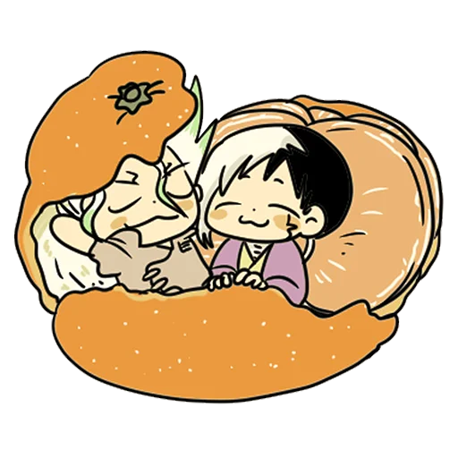 Sticker from the "Dr. Stone" sticker pack