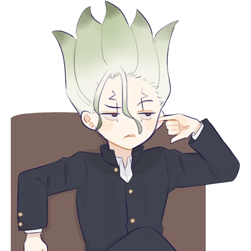 Sticker from the "Dr. Stone" sticker pack