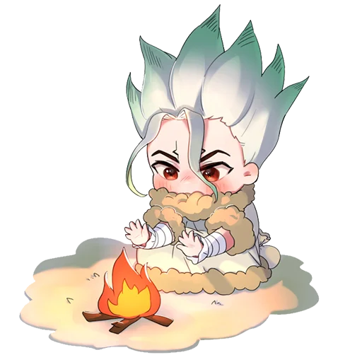 Sticker from the "Dr. Stone" sticker pack