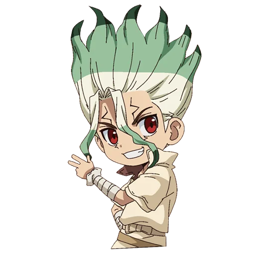 Sticker from the "Dr. Stone" sticker pack