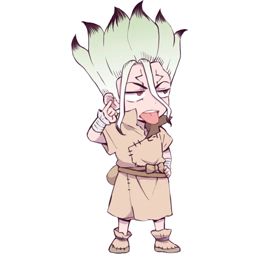 Sticker from the "Dr. Stone" sticker pack