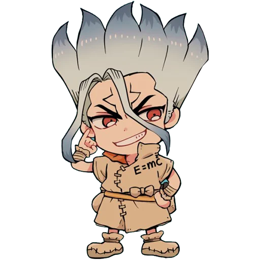 Sticker from the "Dr. Stone" sticker pack