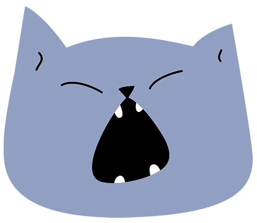 Sticker from the "Lazuritcat" sticker pack