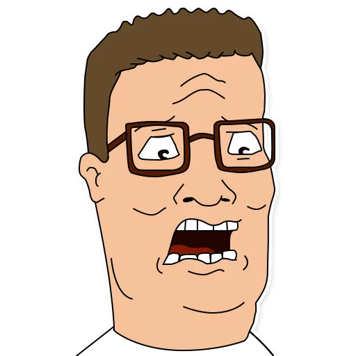 Sticker from the "King of the Hill" sticker pack