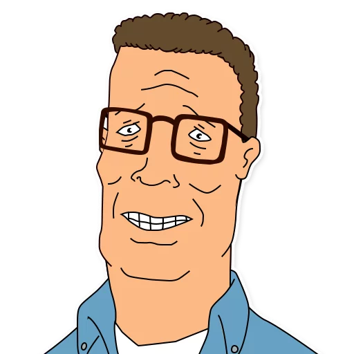 Sticker from the "King of the Hill" sticker pack