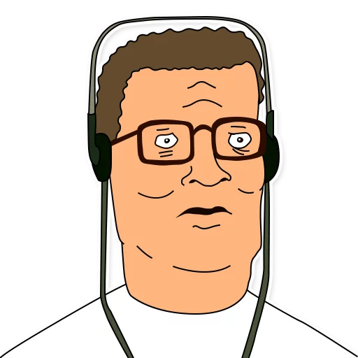 Sticker from the "King of the Hill" sticker pack