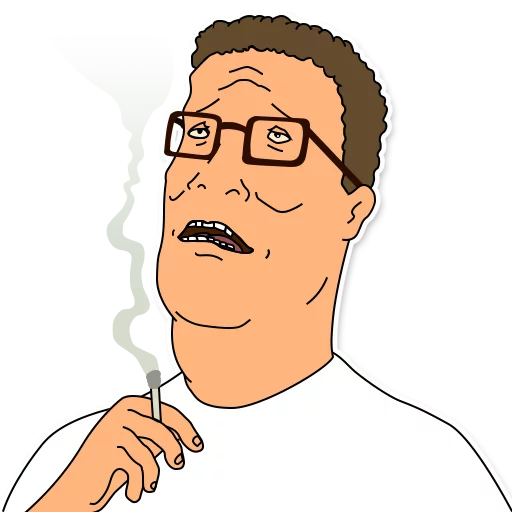 Sticker from the "King of the Hill" sticker pack