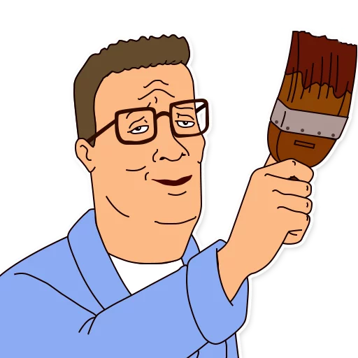 Sticker from the "King of the Hill" sticker pack