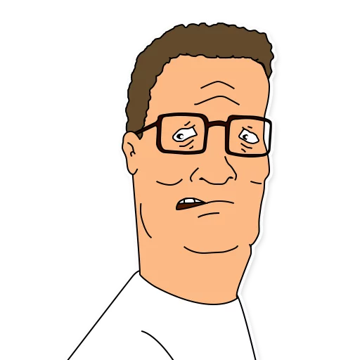 Sticker from the "King of the Hill" sticker pack