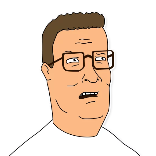 Sticker from the "King of the Hill" sticker pack